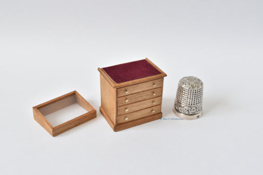 Display Cabinet with Drawers 24th scale