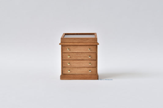 Display Cabinet with Drawers 24th scale