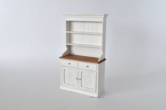 Kitchen Dresser White 24th scale